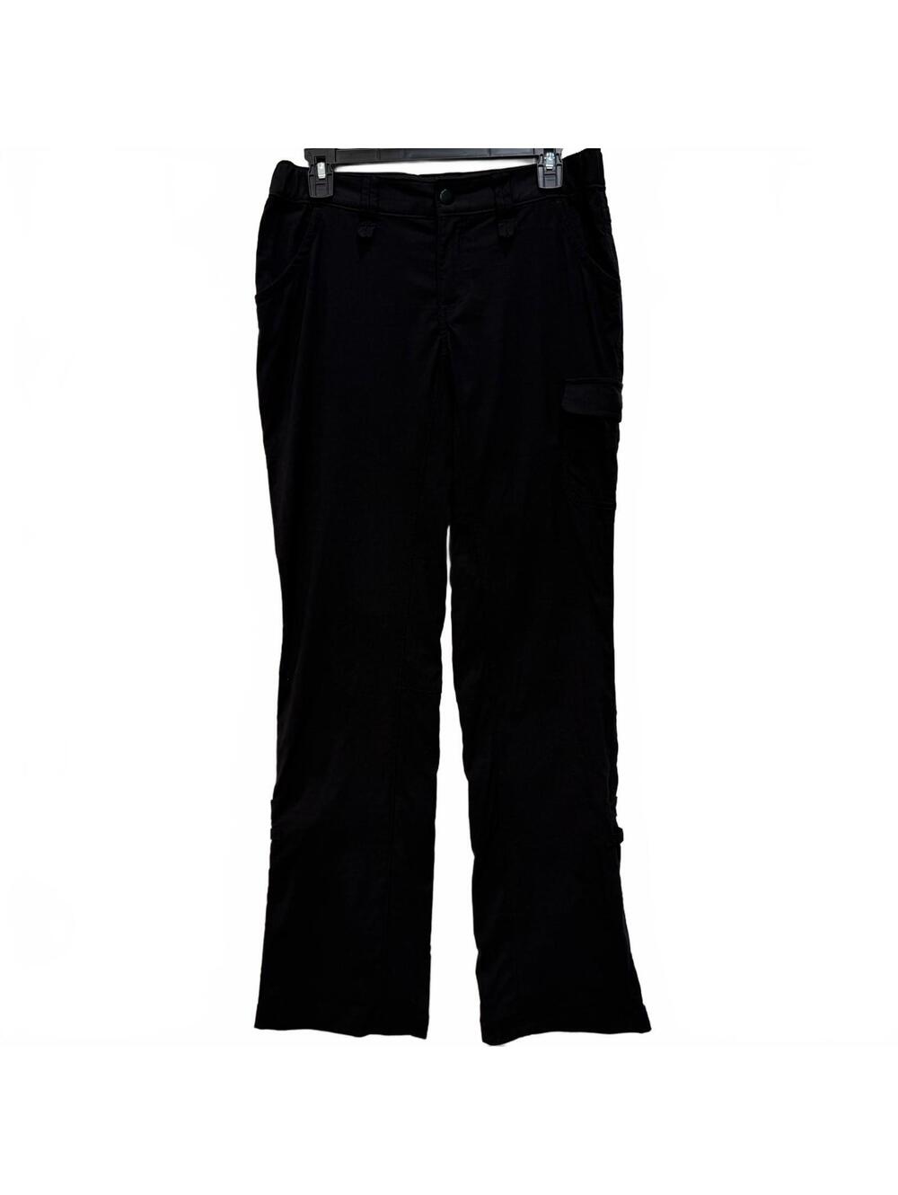 Duluth Trading Womens DuluthFlex Dry On The Fly Convertible Pant Size 4x33 Black